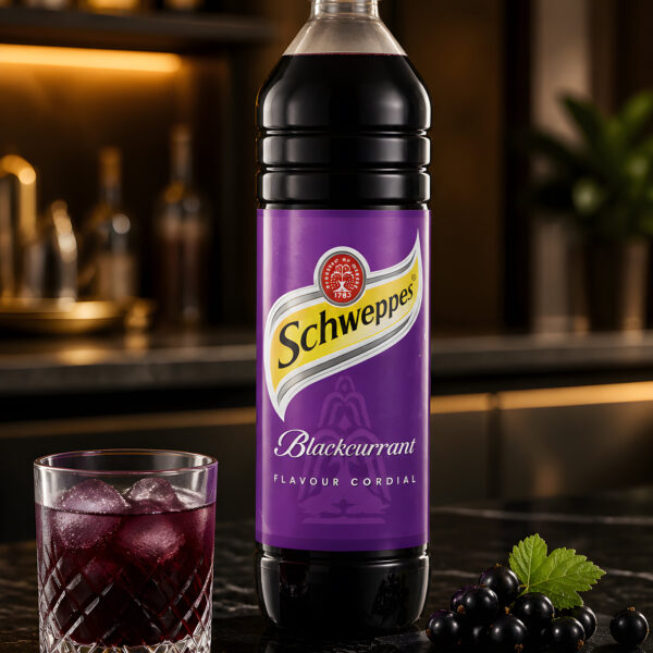 Schweppes Blackcurrant Cordial 1Ltr