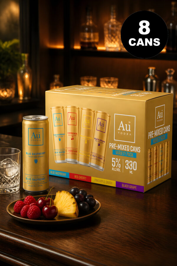 Au Vodka Variety Pack 330ml 8pk